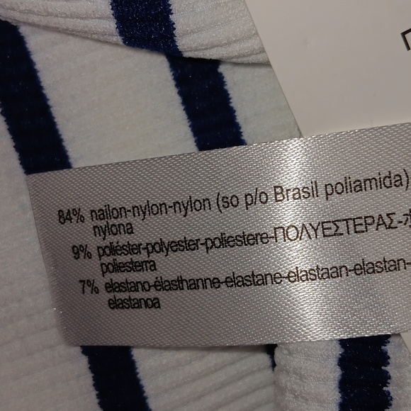 Zara limitless contour collection blue white romper NWT - Picture 6 of 7